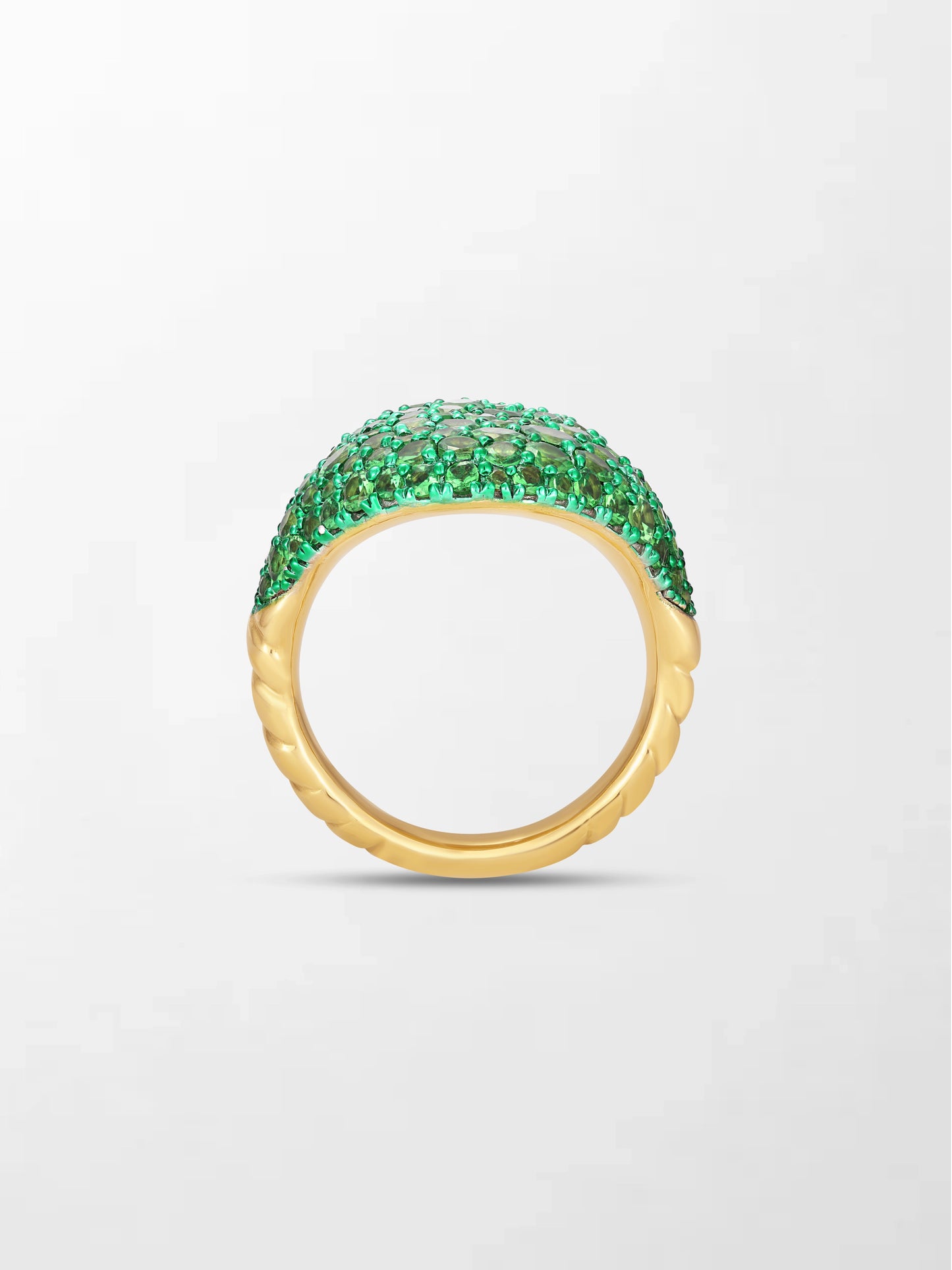 Tsavorite Plush Ring