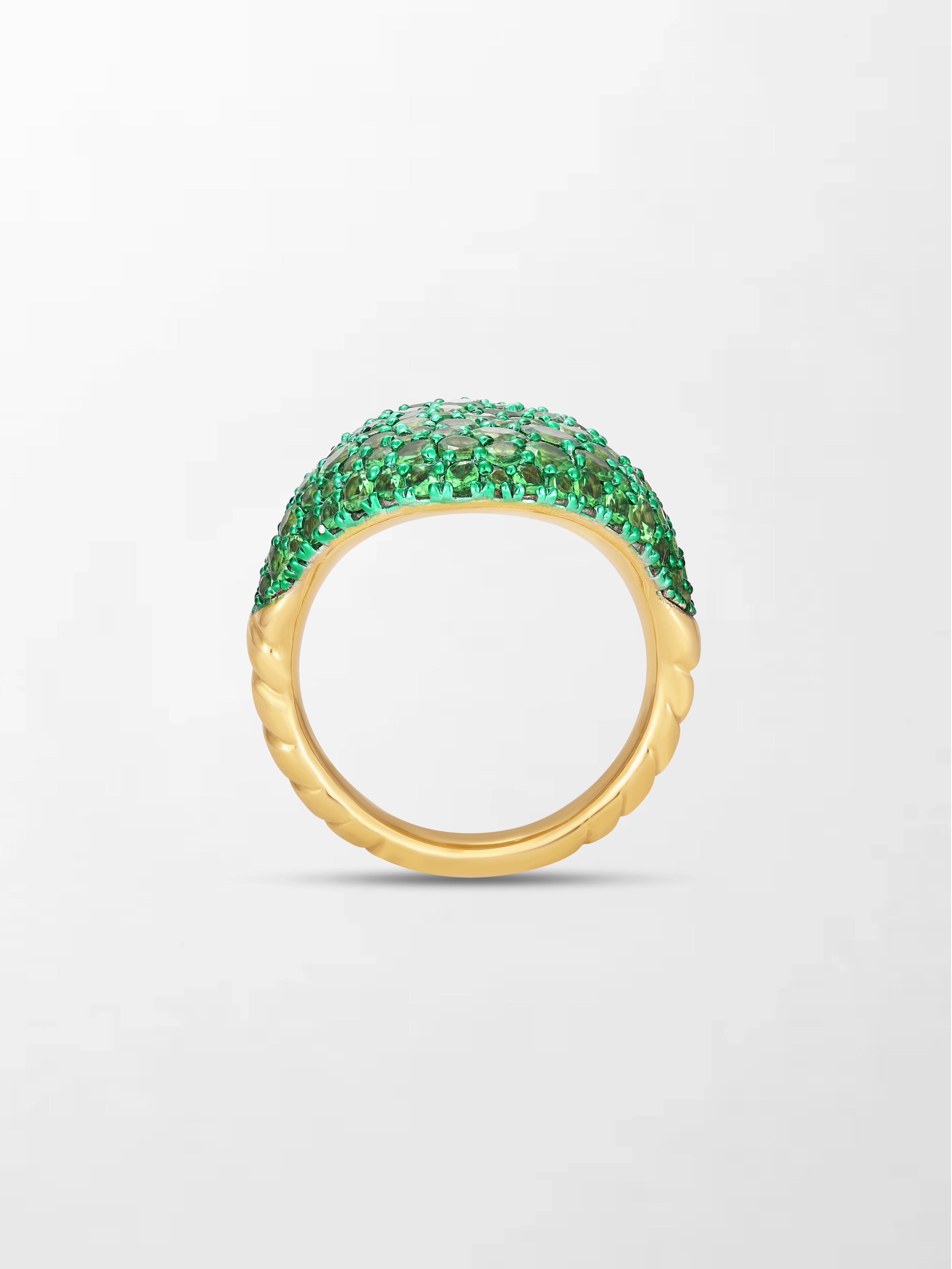 Tsavorite Plush Ring