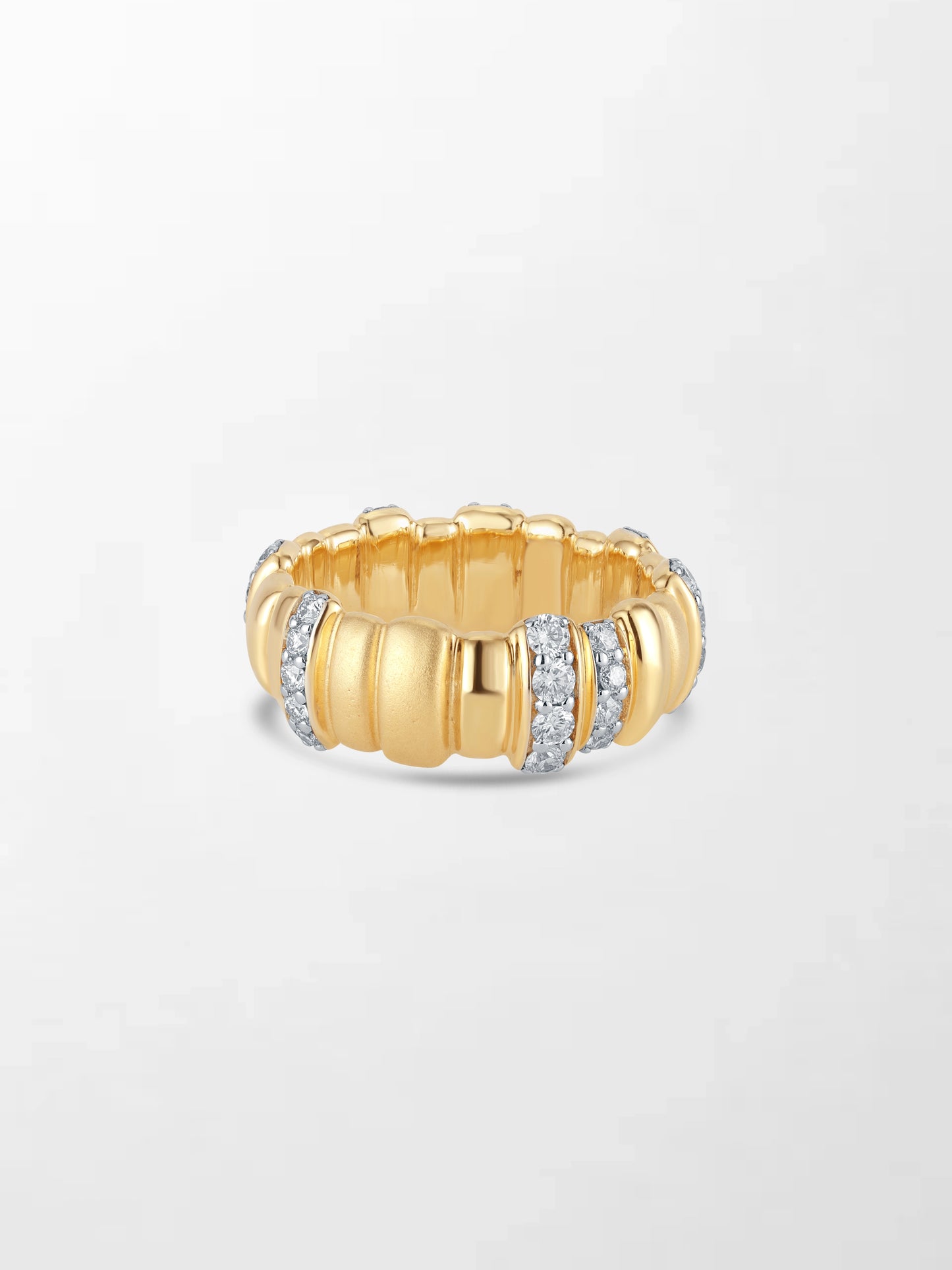 Grooved Gold Band