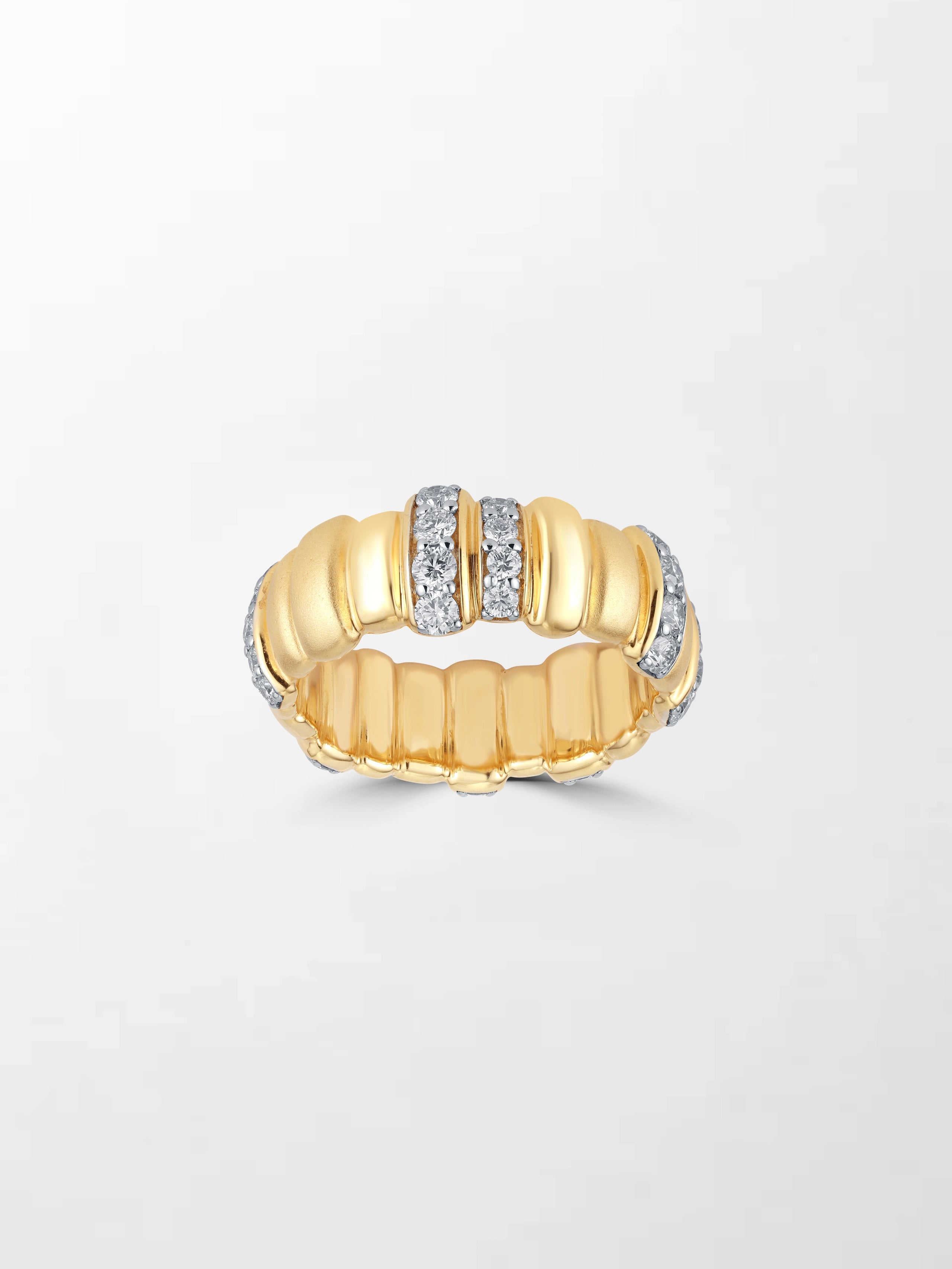 Grooved Gold Band