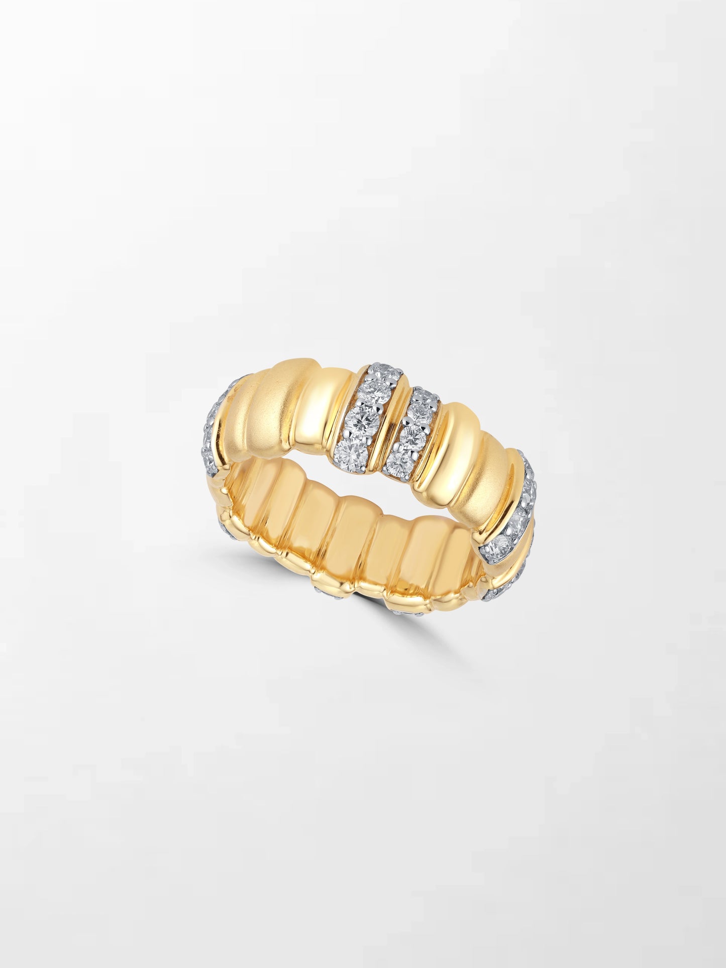 Grooved Gold Band