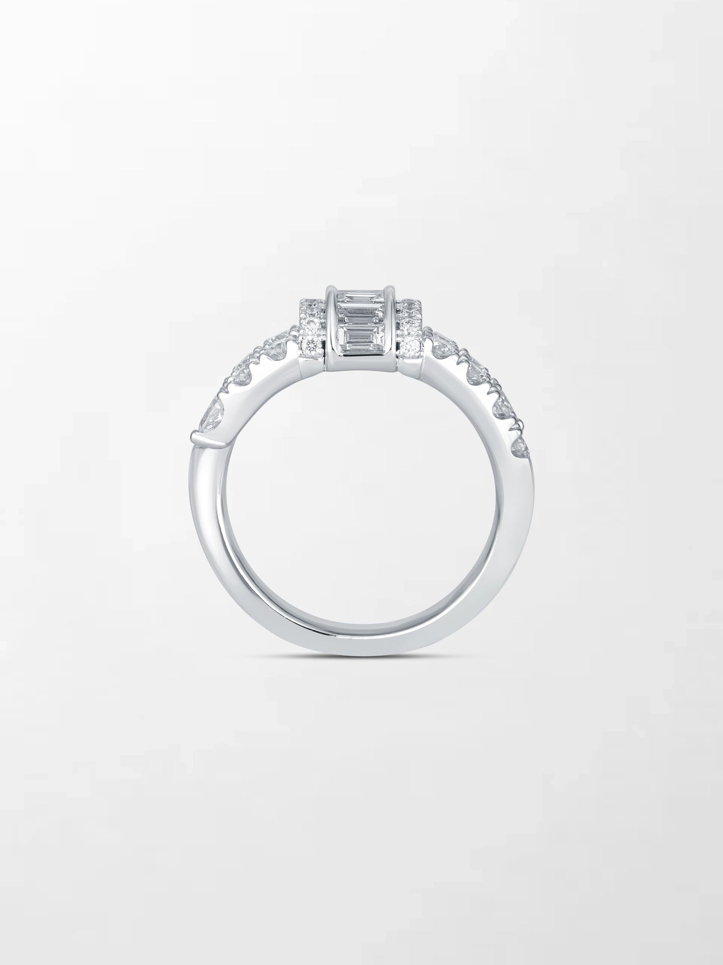Baguette Clasp Ring