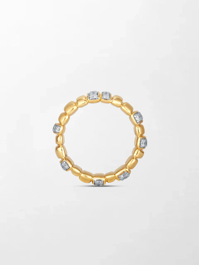 Gold Grooved Band