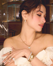 Split Bezel Pavé Pendant