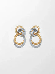 Diamond Trio Blaze Earrings