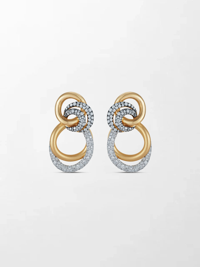 Diamond Trio Blaze Earrings