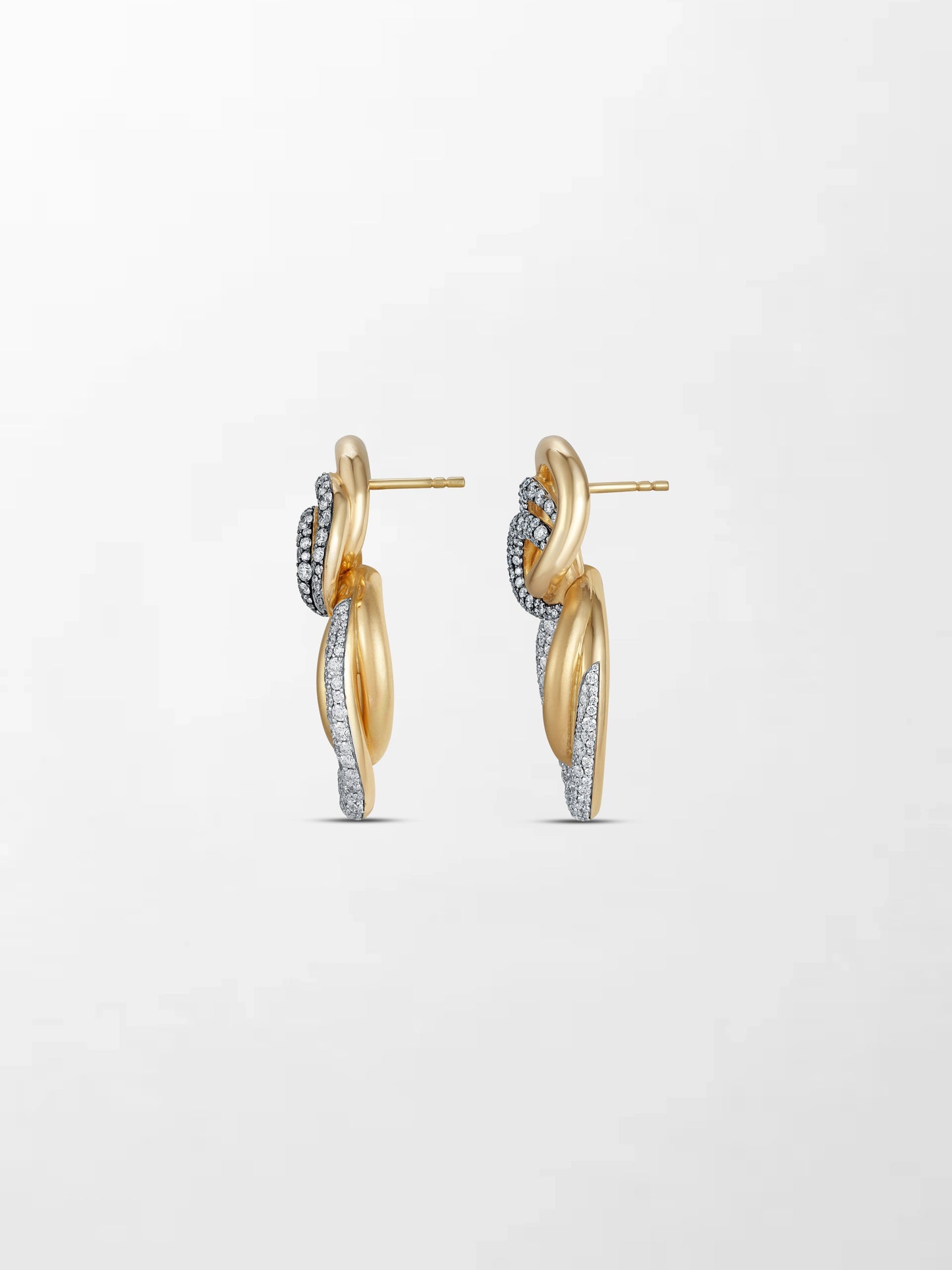 Diamond Trio Blaze Earrings