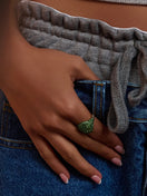 Tsavorite Plush Ring