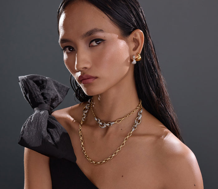 Gold Flick Earring 18K