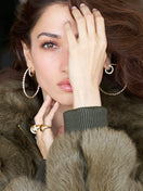 2 inch Split Bezel Double Hoop