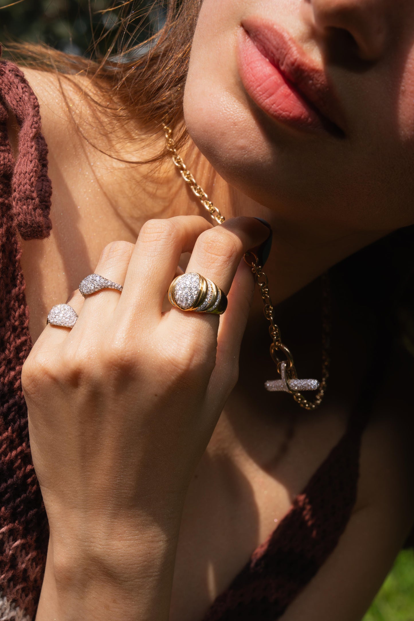 Dome Pave Ring