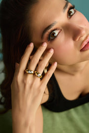Pear Canvas Ring