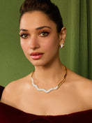 Wave Diamond Necklace