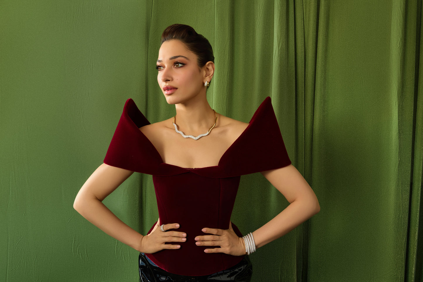 Wave Diamond Necklace