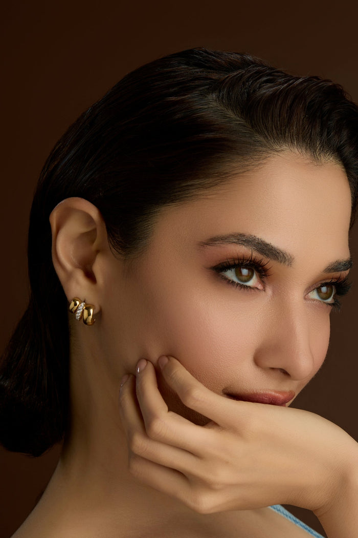 3 Claw Diamond Earrings