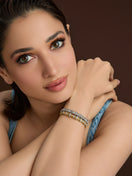 Gold Rondelle Bracelet