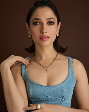 Snow Pavé Flick Ring