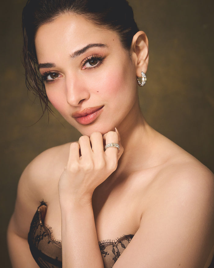 Baguette Diamond Hoops