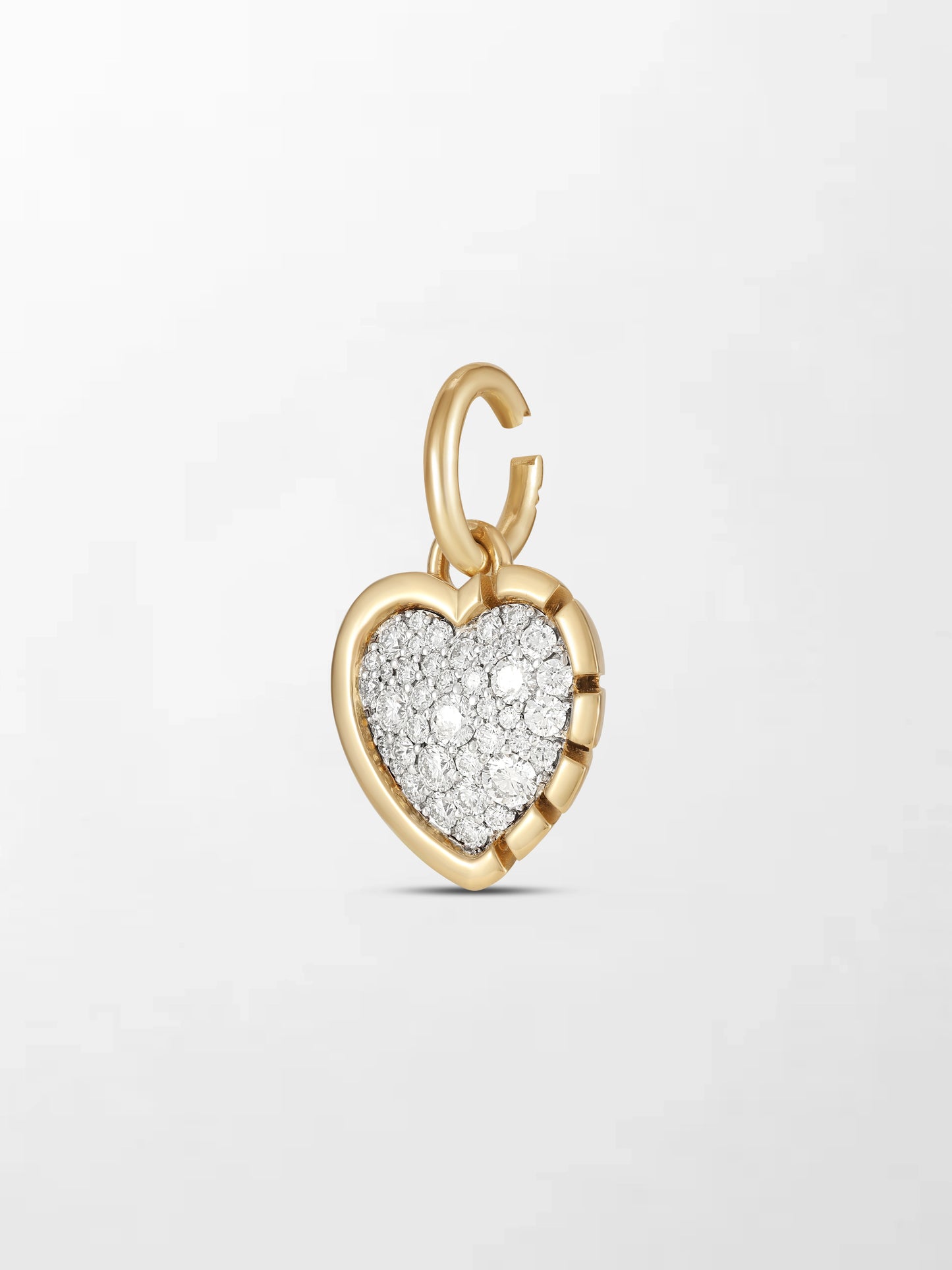 Split Bezel Heartlight Pendant