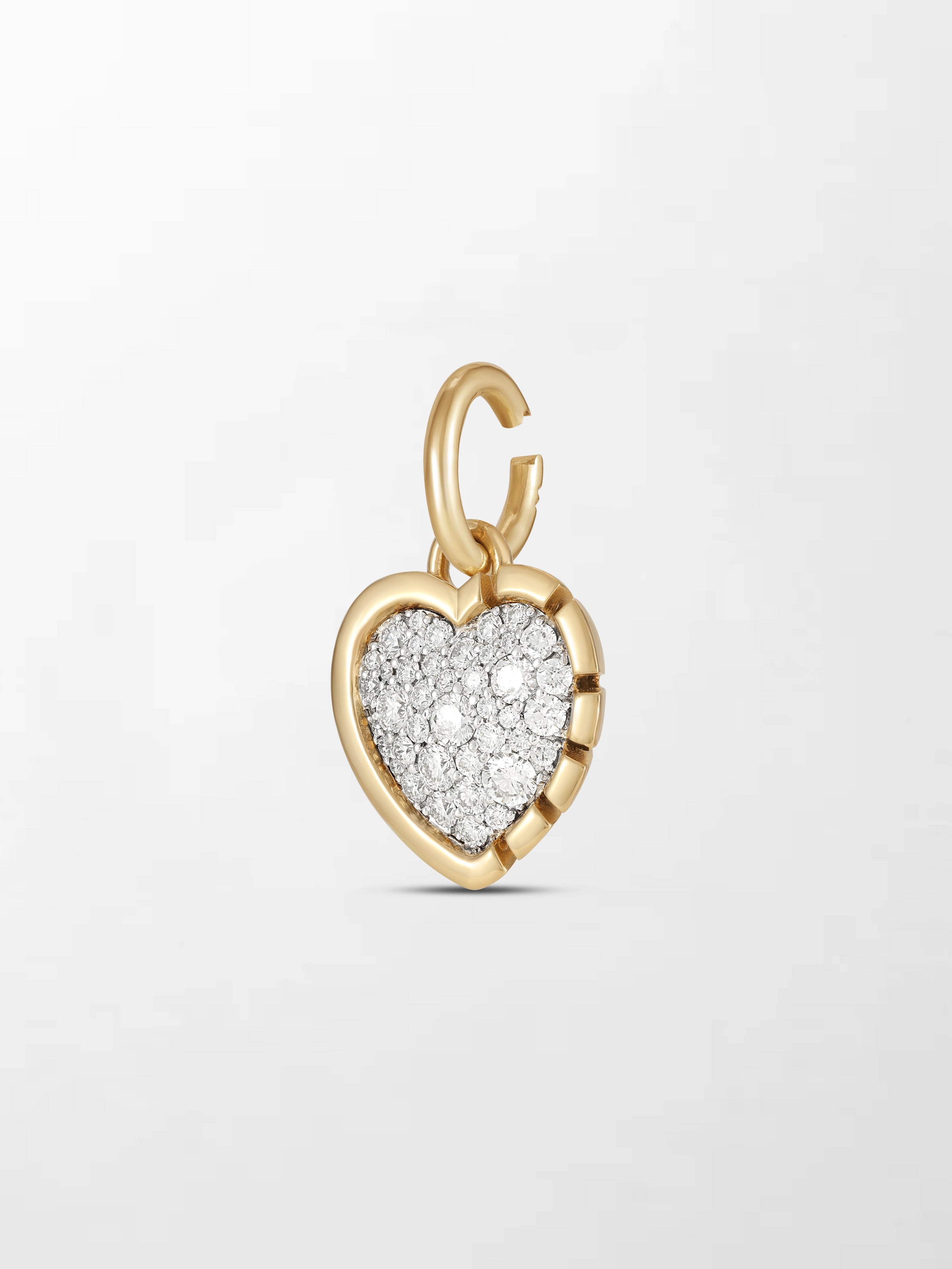 Split Bezel Heartlight Pendant